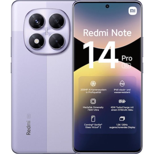 Xiaomi Redmi Note 14 Pro 5G 8GB/256GB 24090RA29G Lavender Purple